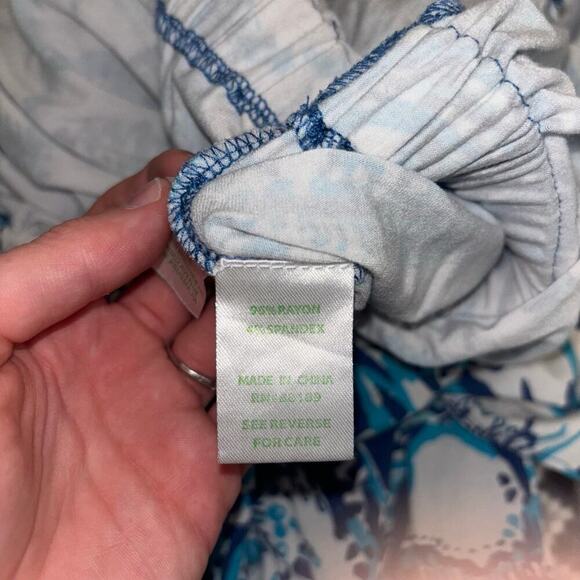 Lilly Pulitzer Ailsie Jumpsuit Size Large | Just Keep on Trunkin Jumpsuit Indigo - Picture 11 of 15